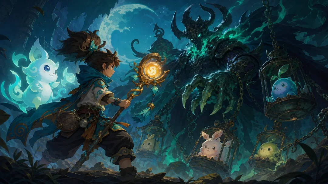 Spirit Keepers lantern rescue adventure key art 2